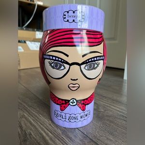 Benefit Cosmetics Makeup Tin Container Collectible -  Girls Gone Wow